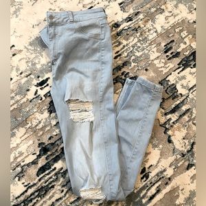 Fit Jeans Women’s Destroyed Skinny Jeans